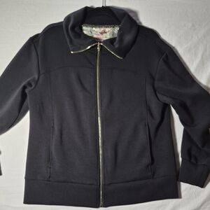 Tommy Bahama Palm Voyahe Black Jacket with Gold Trim S/P